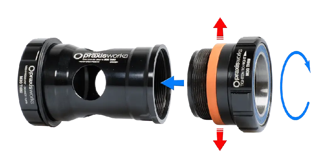 TAZA DE CENTRO PRAXIS M30 - BB30-PF30 68MM RUTA.webp