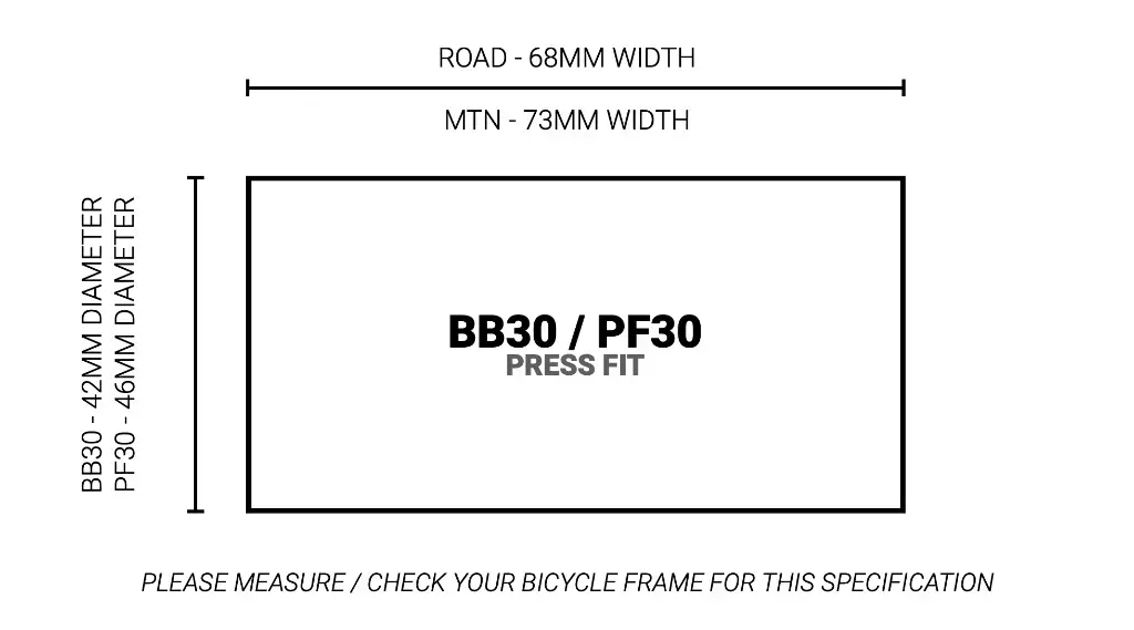 TAZAS DE CENTRO PRAXIS M24- BB30-PF30 73MM MTB.webp