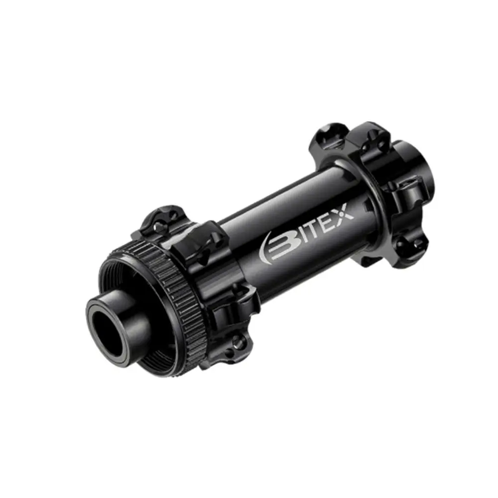 MAZA DELANTERA RUTA/GRAVEL BITEX ´25 BX312F DISC CENTERLOCK 12x100MM NEGRA 24H "Straight Pull"