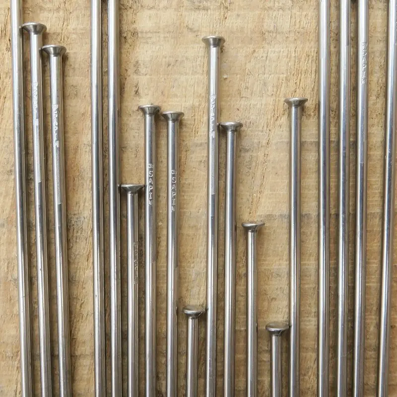 RAYO SAPIM LEADER "Straight Pull" PLATA (A MEDIDA PERSONALIZADA DESDE 210 A 310MM)