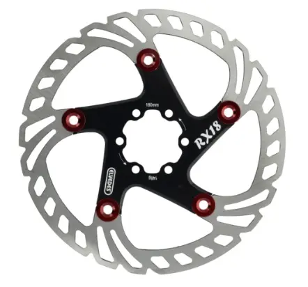 DISCO ROTOR "RX18 FLOATING" ø180mm 148g CON 6 TORNILLOS (INCLUIDOS)1.8mm ESPESOR
