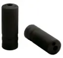 150 FERULAS "END CAPS" ø4,3mm PVC NEGRO