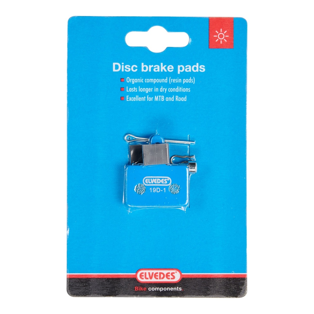 BALATA ORGANICA ELVEDES (B01S) PARA SHIMANO BR-M375 M415-M495 M515 M525 M575 C501 C601 C607