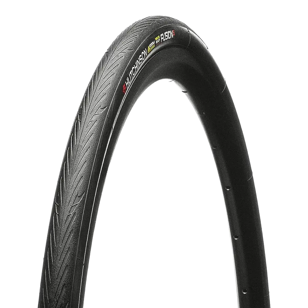 LLANTA HUTCHINSON FUSION 5 ALL SEASON 700X28C NEGRA (para cámara)