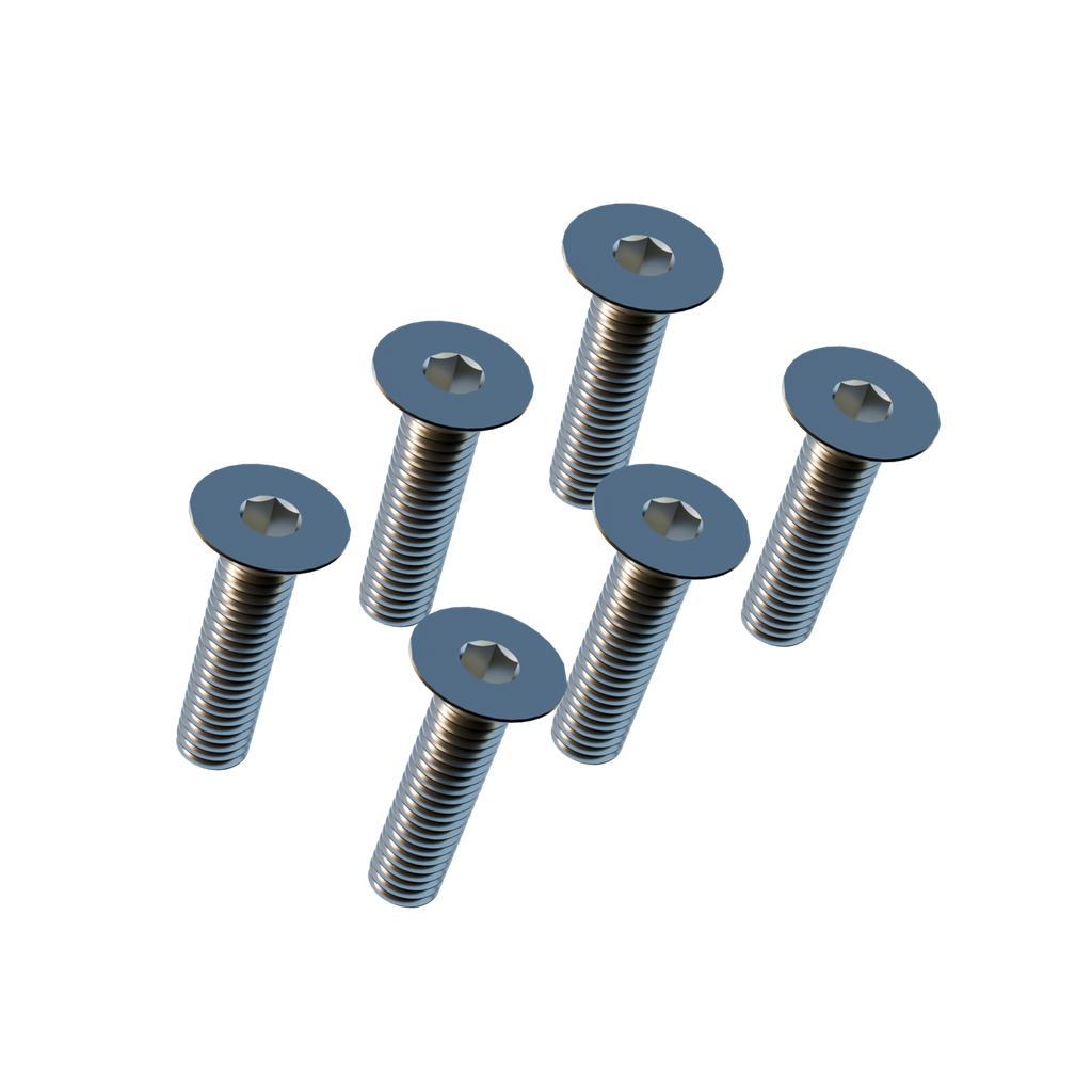 BOLT KIT TITANIUM GRAVITY 8.0 POTENCIAS 6PCS