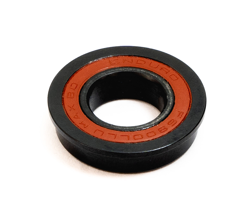 F6800 LLU MAX-E BO - Flanged, MAX-Design, Black-Oxide, ABEC-3, Radial Suspension Bearing - 10mm x 19/21mm x 5mm