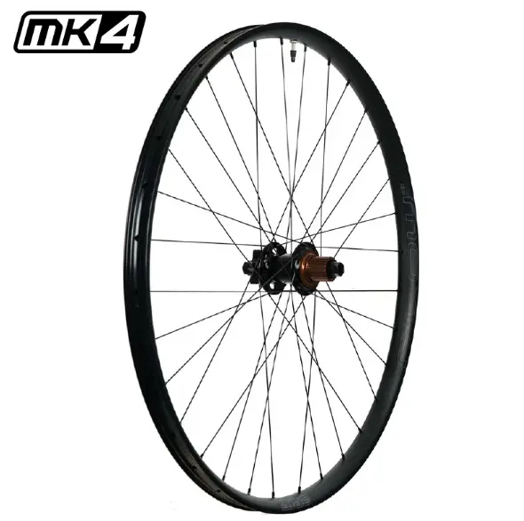 RUEDA TRASERA MTB CON STAN´S FLOW MK4 Y MAZA BITEX HG 27.5 32H 12X148 NEGRA