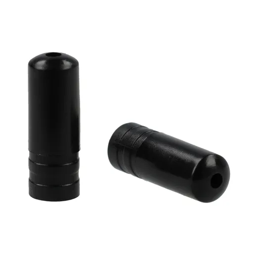 100 FERULAS "END CAPS" ø4,3mm NYLON NEGRO