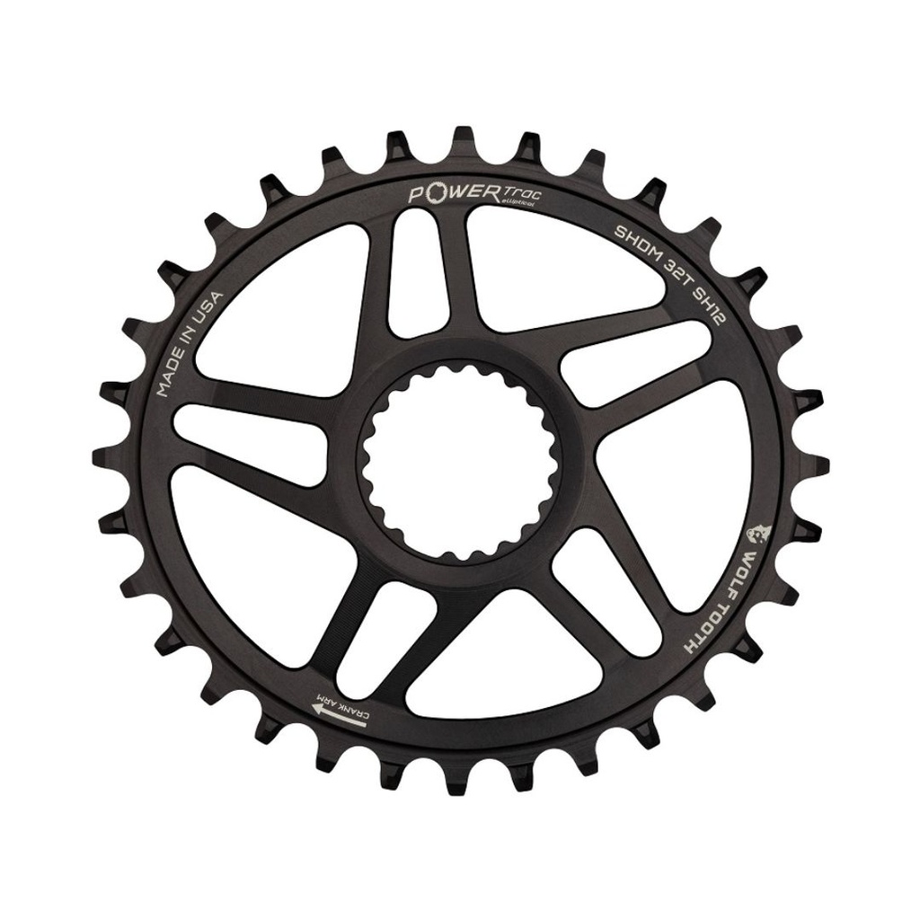 WOLFTOOTH MONOPLATO SHIMANO DIRECT MOUNT 32T 12V BOOST NEGRO