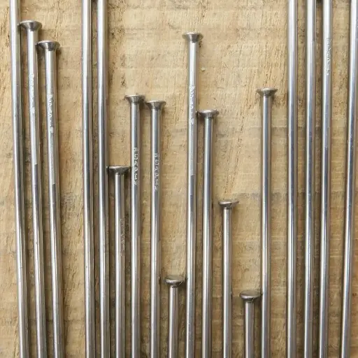 [SP-LEADER-NT-SP-310MED-SIL] RAYO SAPIM LEADER "Straight Pull" PLATA (A MEDIDA PERSONALIZADA DESDE 210 A 310MM)