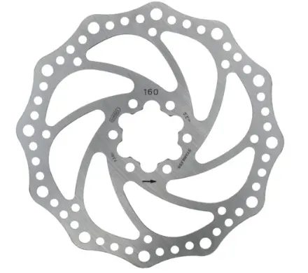 [EV-6820] DISCO ROTOR "SX16 STAINLESS STEEL" 6  TORNILLOS (incluidos) ø160mm (1,8mm espesor) 138g 