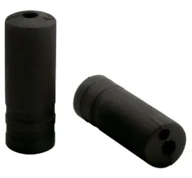 [EV-ELV1160PVC4-1] 150 FERULAS "END CAPS" ø4,3mm PVC NEGRO