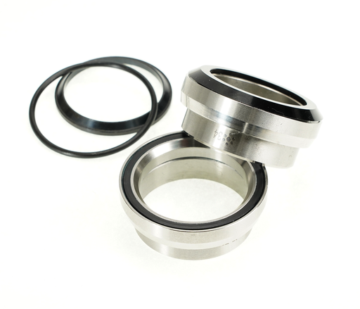 [EB-HDK-0008] HDK-0008 - 1-1/8 stainless steel, Angular Contact, External Bearing Kit for 34mm (1-1/8) ID head tube framesets