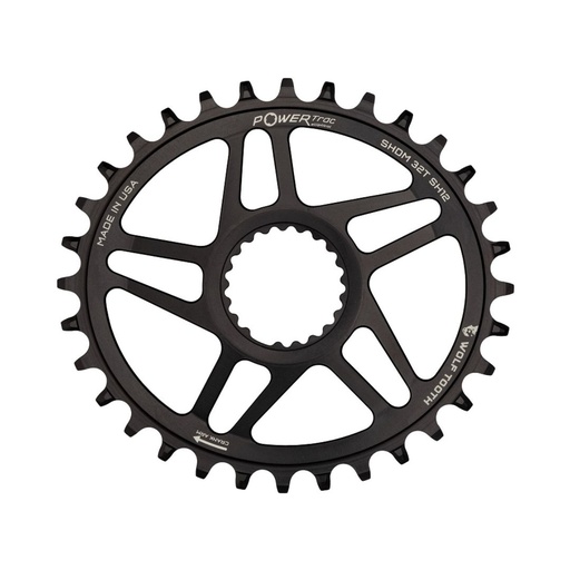 [WT-SHDM32-BST-SH12] WOLFTOOTH MONOPLATO SHIMANO DIRECT MOUNT 32T 12V BOOST NEGRO